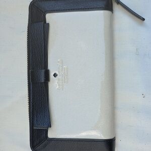 Kate Spade Black and Cream Bow Wallet
